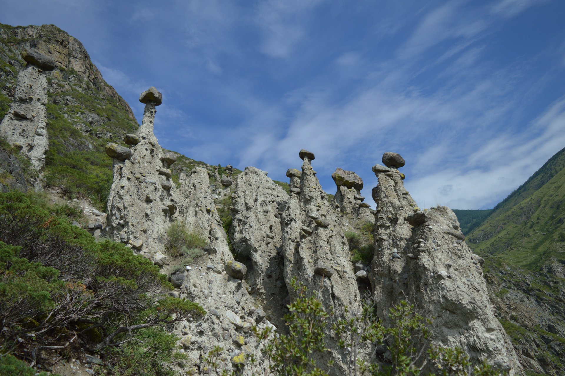 Каменные грибы Змеиногорск Алтайский край