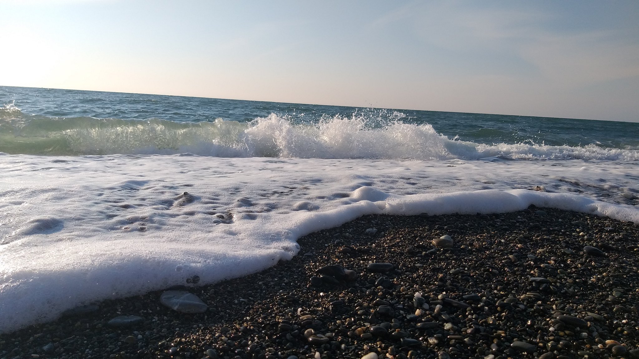 Черное море пляж Адлер