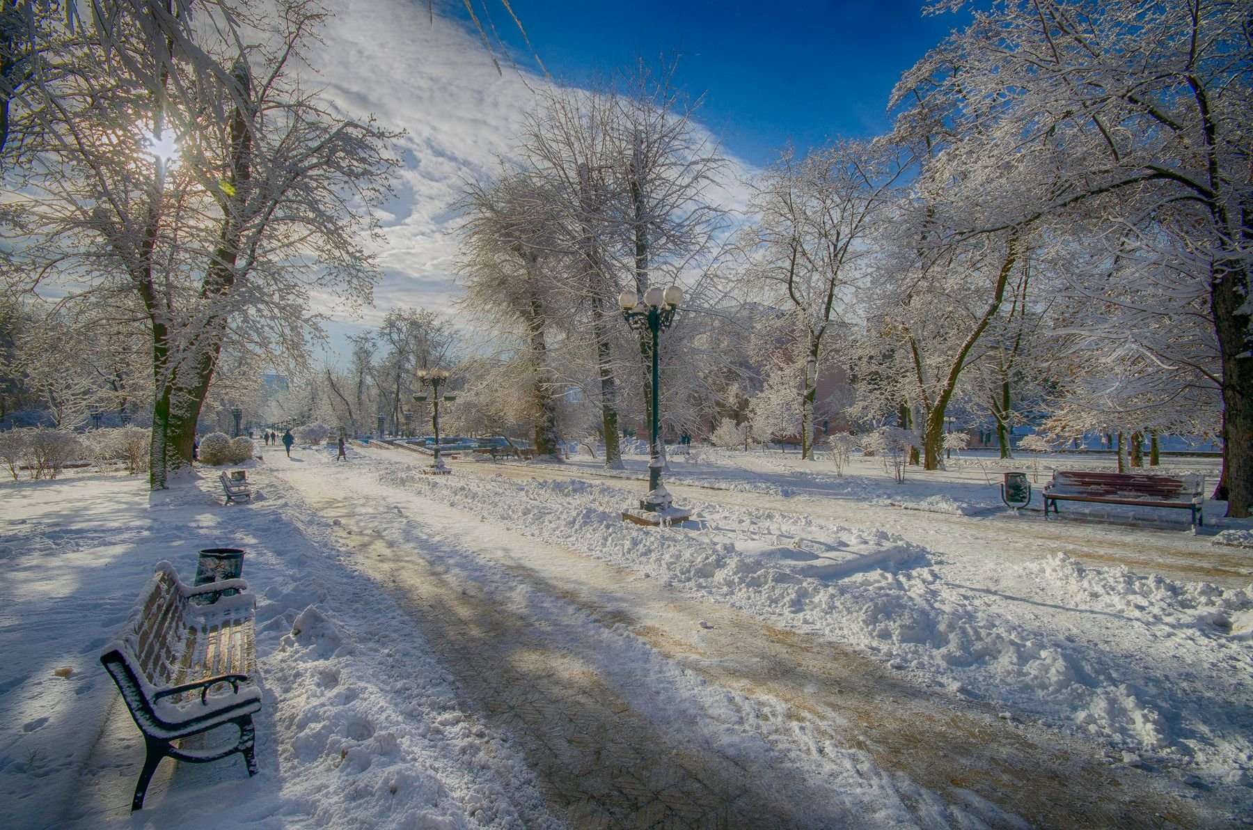 Донецк зима