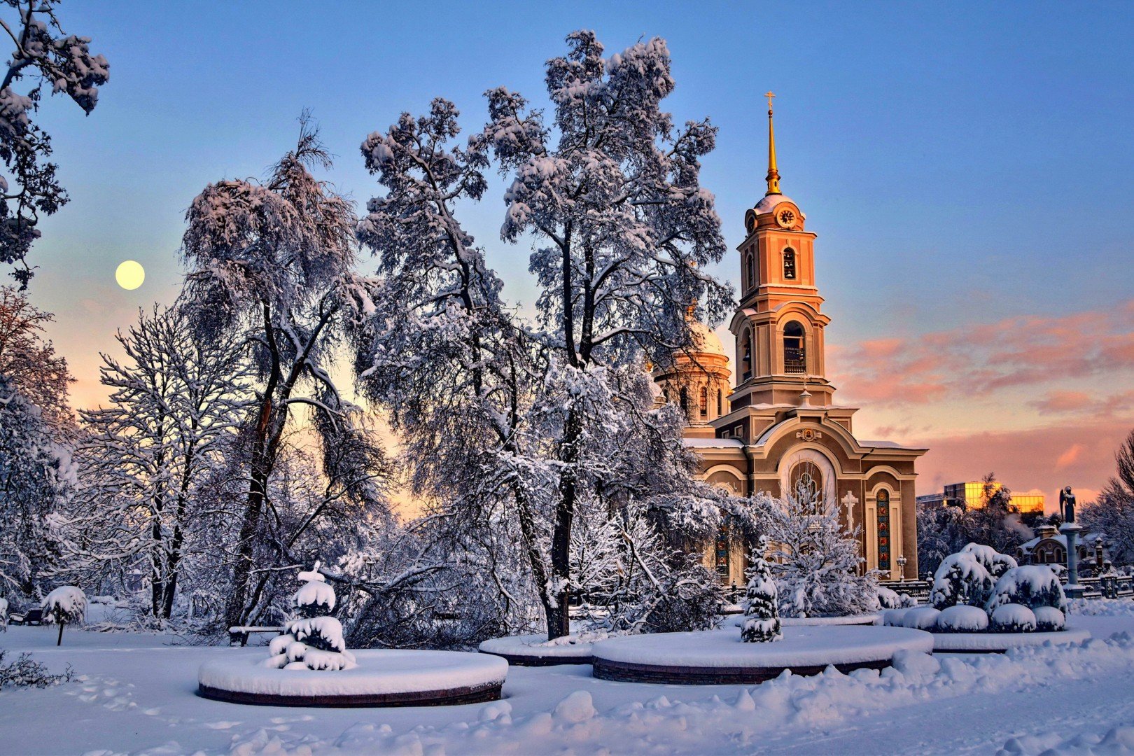Пейзажи Донбасса зима