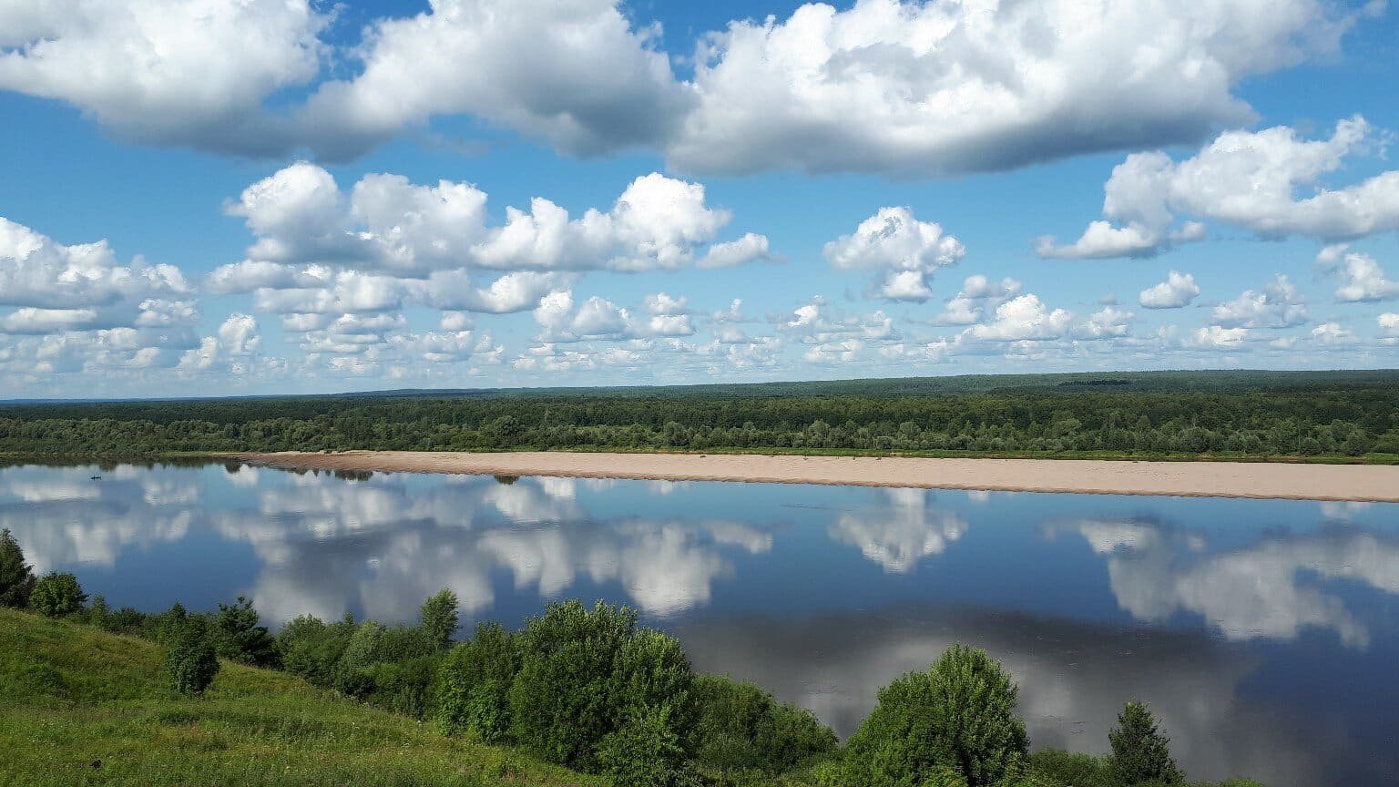 Река Вятка в Татарстане