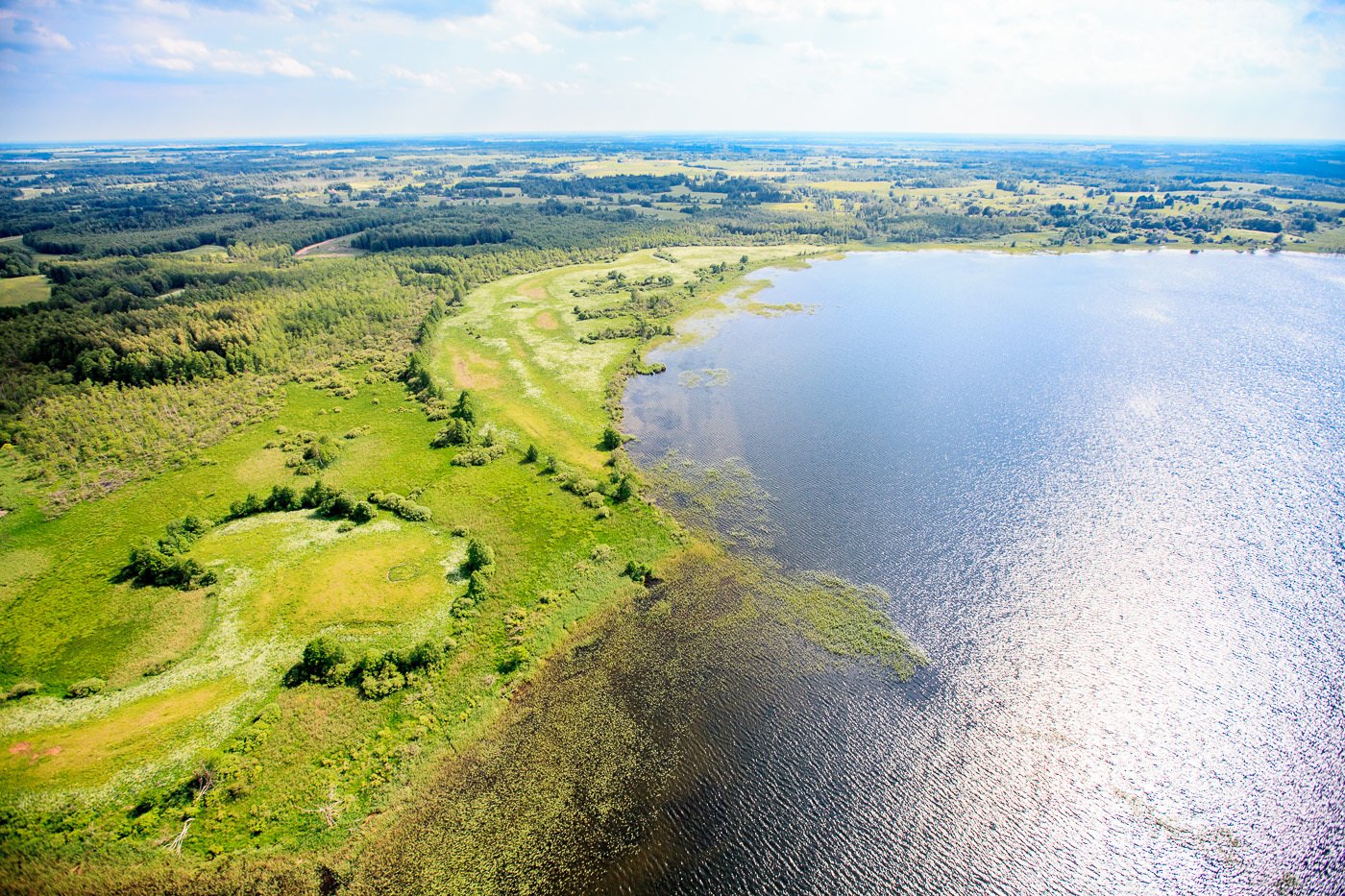 Браславские озера с высоты птичьего полета