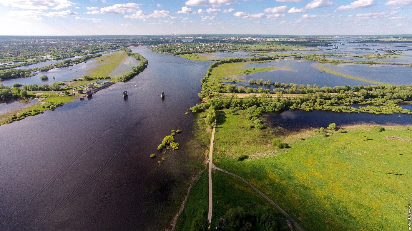 Река Волхов Великий Новгород
