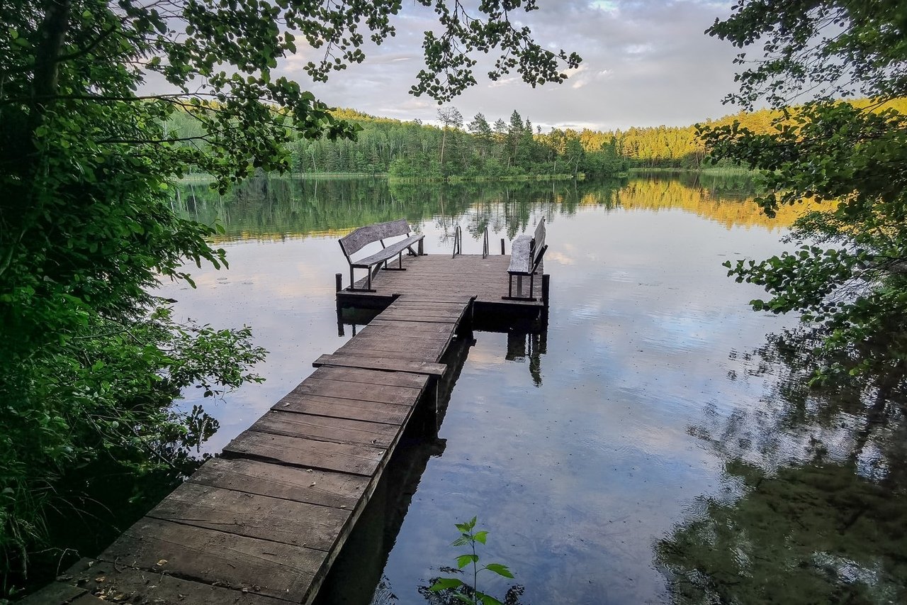 Нарочанский парк голубые озера