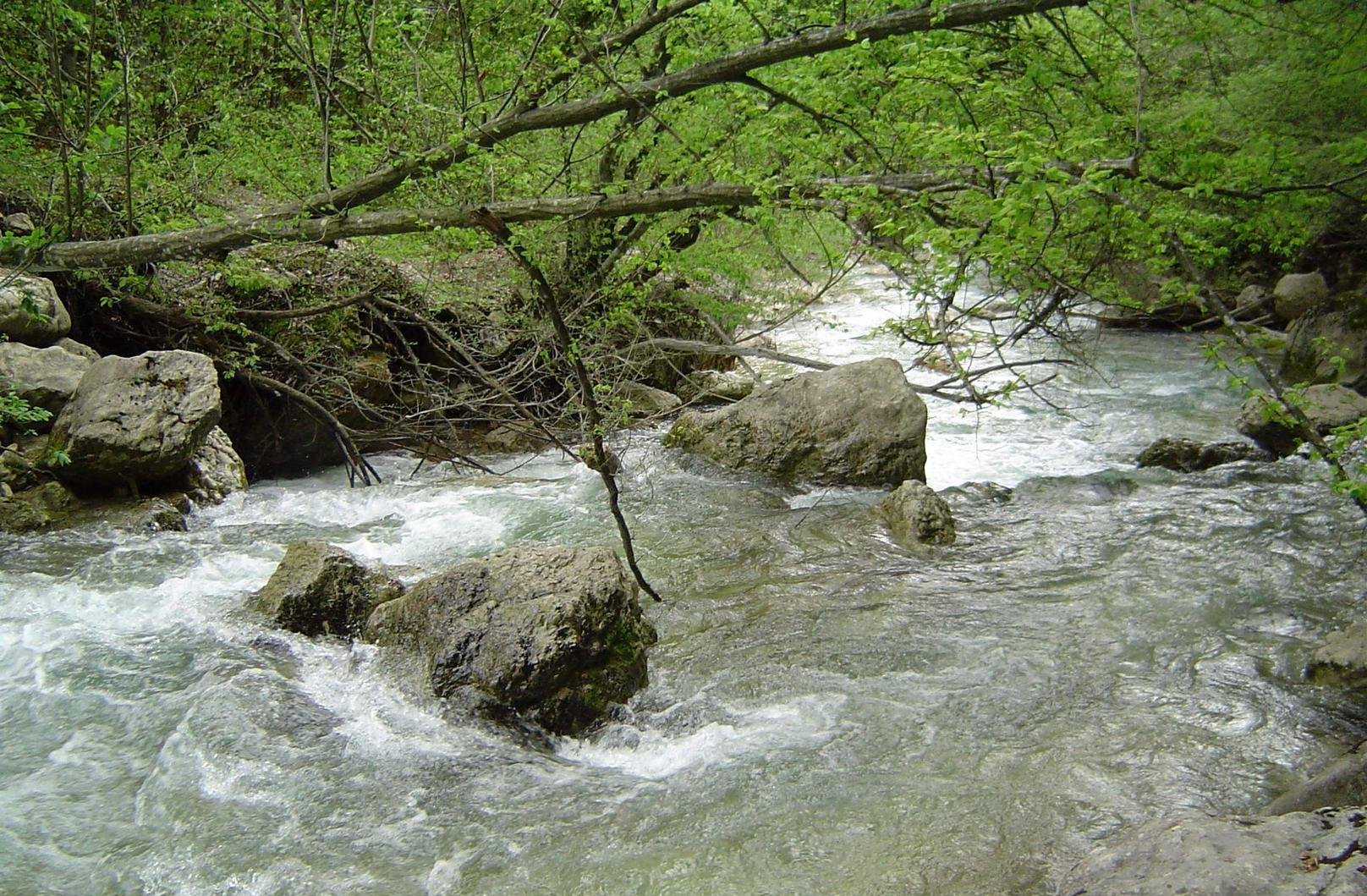 Речка Бельбек в Крыму
