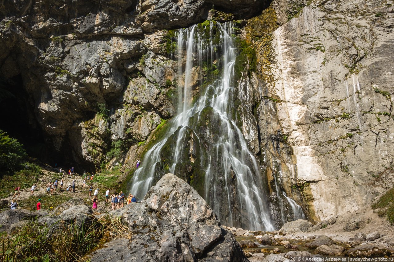 Рица экскурсия Абхазия Гегский водопад