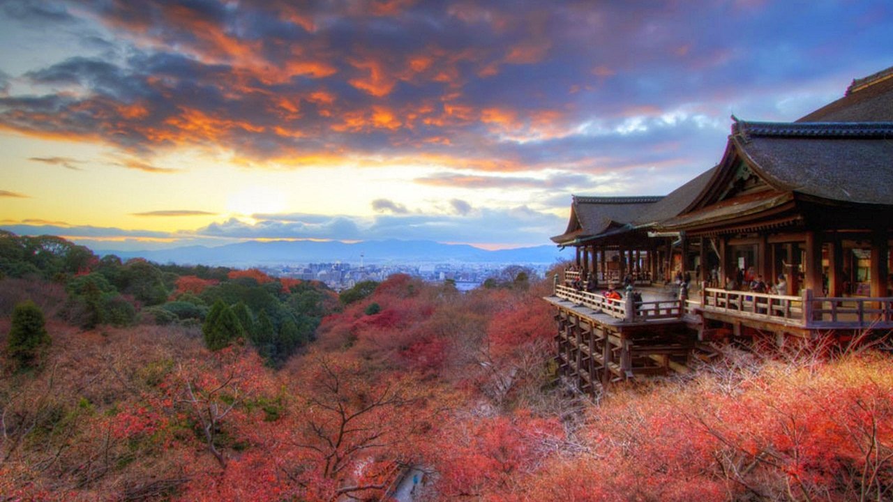 Красоты Японии природа храм