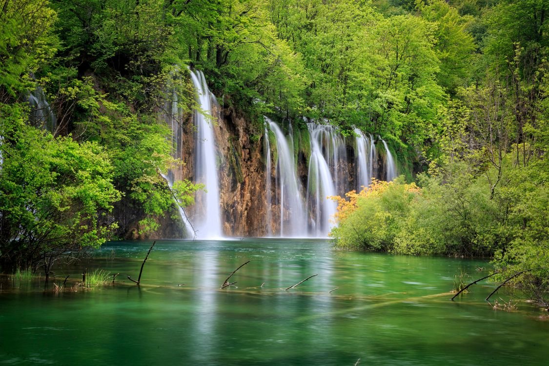 Водопады Хорватии Плитвицкие