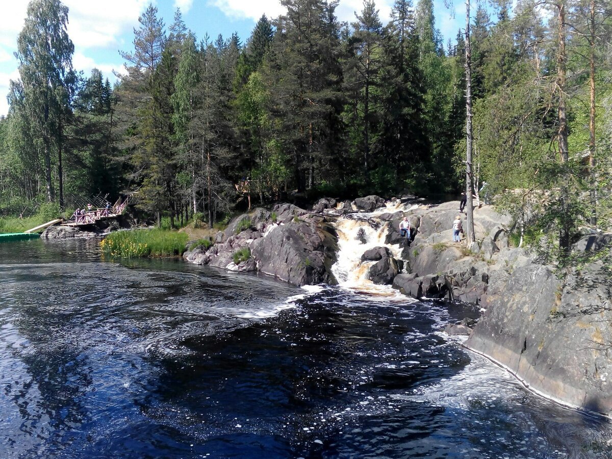 Ахинкоски водопады Карелия