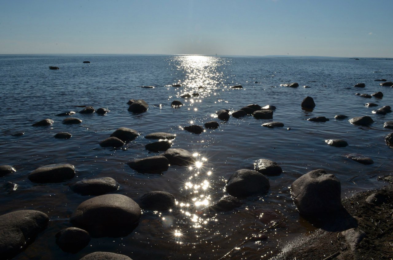 Берег финского залива Мурманск