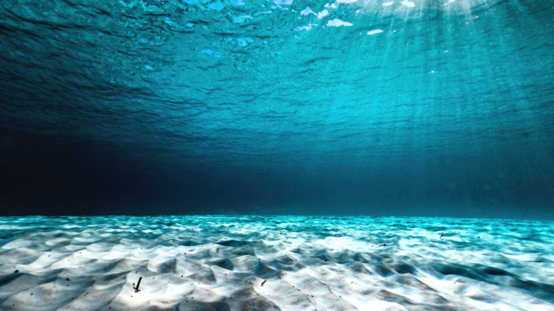 Фон океана под водой