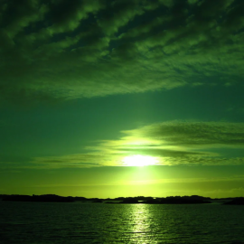 Зелёный Луч на закате (66 фото)
