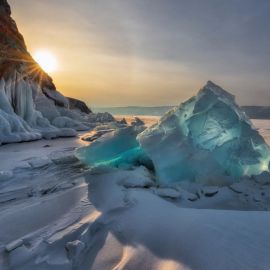 Байкал зима (143 фото)