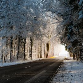 Дорога зимой (39 фото)