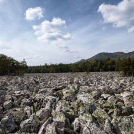 Каменная река Таганай (69 фото)