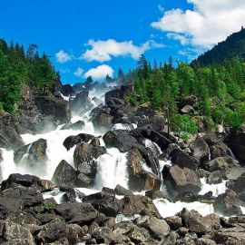 Водопад Учар горный Алтай (73 фото)