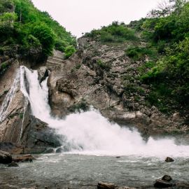 Хучнинский водопад (49 фото)