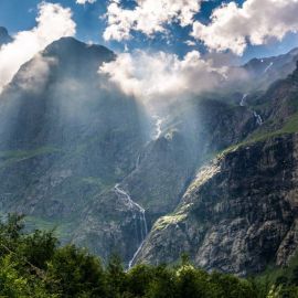 Мидаграбинские водопады в Северной Осетии (61 фото)