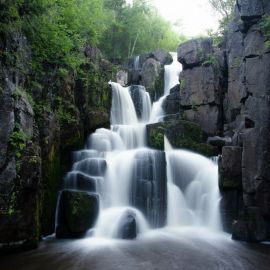 Водопад Нижнеудинск (66 фото)