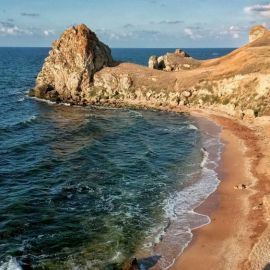 Пляж Окуневка Крым (28 фото)