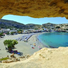 Пляж Матала Крит (57 фото)