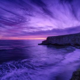 Фиолетовое море (57 фото)
