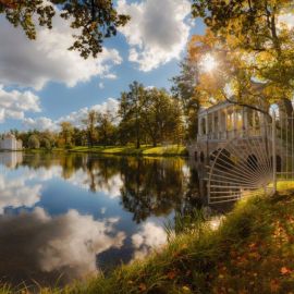 Екатерининский парк осенью (54 фото)