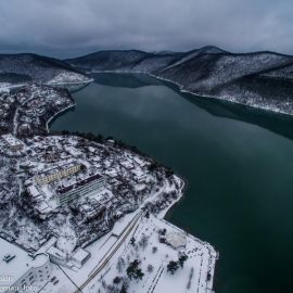Озеро Абрау зимой (55 фото)
