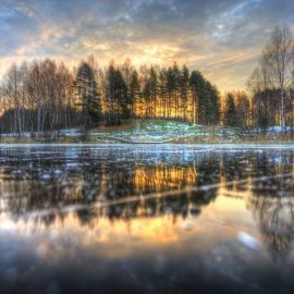 Озеро Светлояр зимой (59 фото)