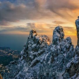 Гора ай Петри зимой (57 фото)