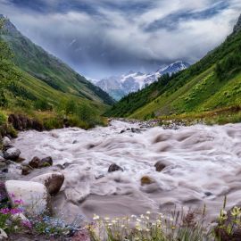 Горные реки Кавказа (57 фото)