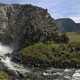 Водопад Куркуре Алтай (58 фото)