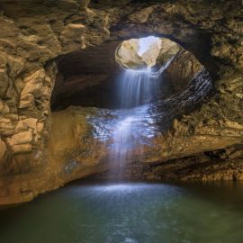 Салтинский подземный водопад (58 фото)