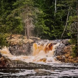 Рускеальский водопад (59 фото)