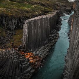 Базальтовый каньон в Исландии (53 фото)