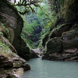 Каньон реки Псахо Сочи (58 фото)