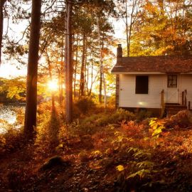 Дом осенью (55 фото)