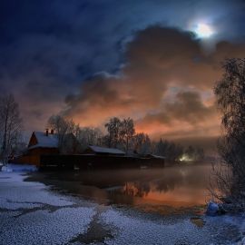 Морозный вечер (57 фото)