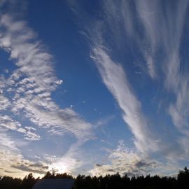 Перьевые облака (60 фото)