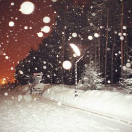 Падающий снег (57 фото)