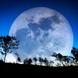 Круглая Луна (58 фото)