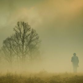 Человек в тумане (54 фото)