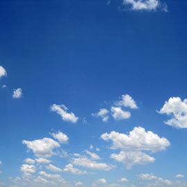 Голубое облачное небо (55 фото)