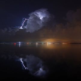 Гроза в мексиканском заливе (57 фото)