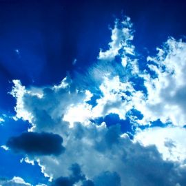 Облака на голубом небе (52 фото)