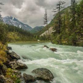 Бурная река Катунь (56 фото)