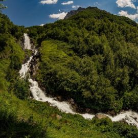 Чучхурский водопад домбай (75 фото)