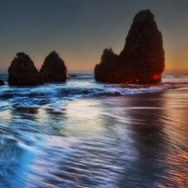 Закат на побережье (70 фото)