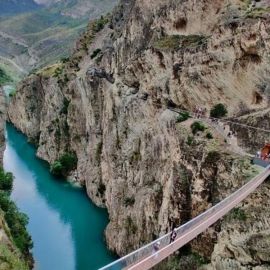 Канатный мост сулакский каньон (51 фото)