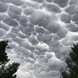 Ячеистые облака (71 фото)